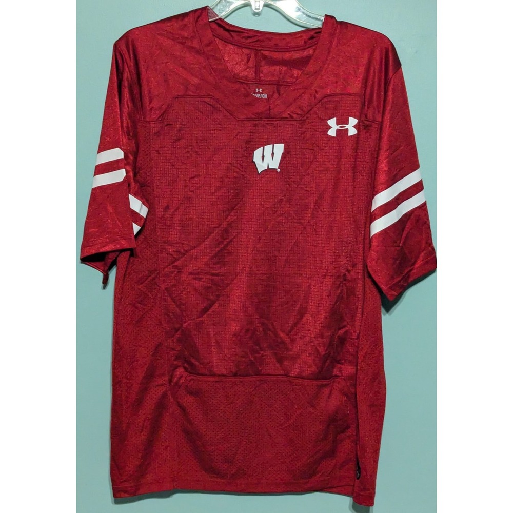 Wisconsin Badgers Jersey Size Small Under Armour With Tags